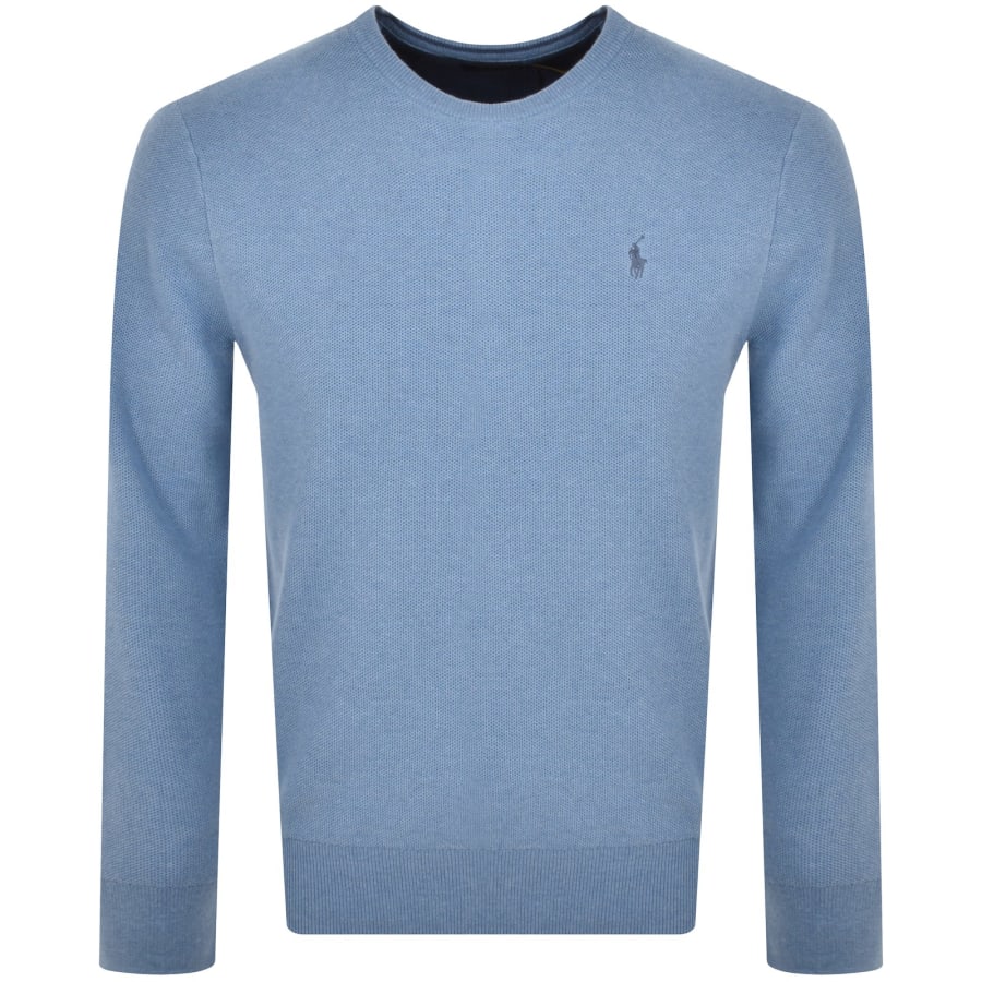 Ralph Lauren Crew Neck Knit Jumper Blue